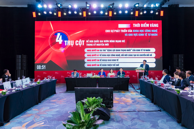 Phiên chuyên đề “Khoa học công nghệ và Đổi mới sáng tạo - Sức bật để vươn mình” trong khuôn khổ Diễn đàn Kinh tế tư nhân Việt Nam 2025