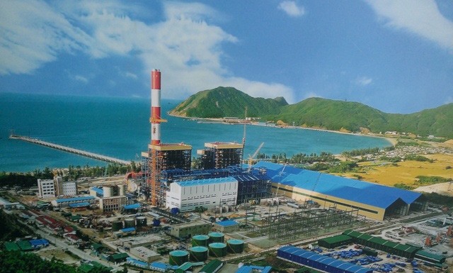 Một phần dự án Formosa tại Khu kinh tế Vũng Áng.