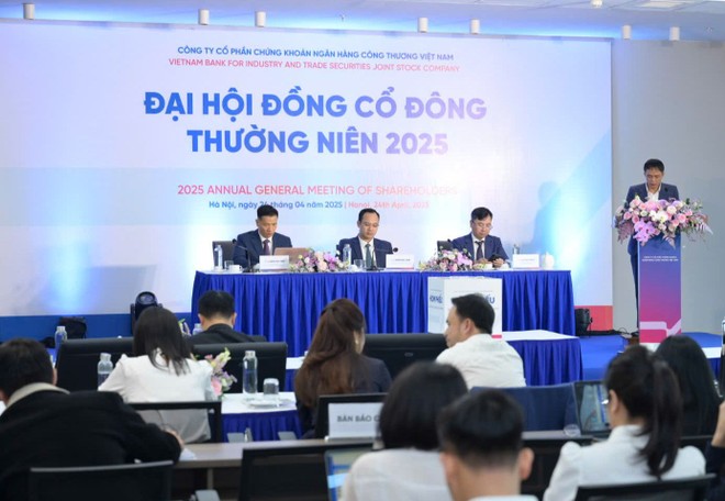 ĐHCĐ Vietinbank Securities (CTS): Mục tiêu lãi ròng 297,4 tỷ đồng trong năm 2025, tăng vốn lên 2.127 tỷ đồng