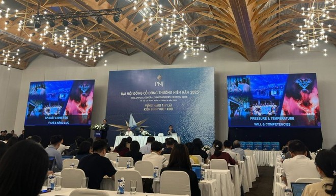 ĐHCĐ PNJ: Mục tiêu lợi nhuận sau thuế thận trọng 1.960 tỷ đồng do giá vàng tăng, sức mua giảm