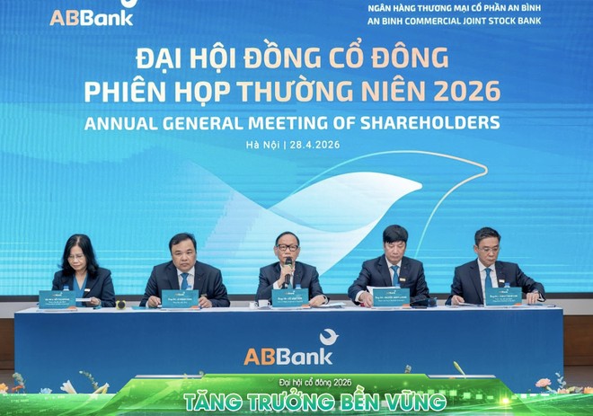 ABBank (ABB) đạt 1.500 tỷ đồng lợi nhuận trước thuế quý I, mục tiêu 4.500 tỷ đồng cả năm 