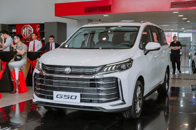 Ngày 29/3, MG Việt Nam chính thức giới thiệu mẫu MPV 8 chỗ MG G50 ra thị trường Việt Nam với giá bán khởi điểm từ 559 triệu đồng.