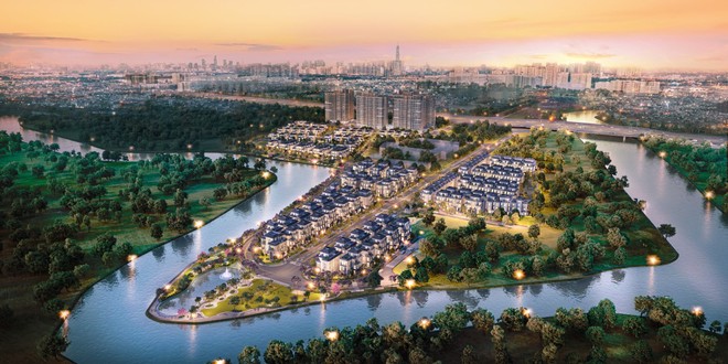 Quy mô toàn dự án 11,8 ha, mật độ xây dựng 23,3%, trong đó phân khu thấp tầng chỉ 226 căn giới hạn.