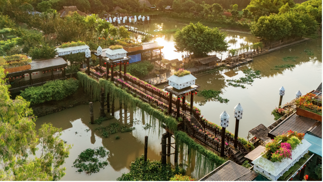 Nơi thiên nhiên giữ lại màu xanh tinh khôi nhất cho miền sông nước.