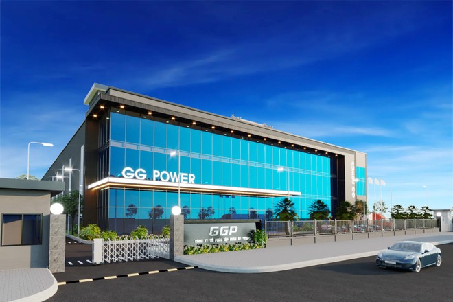 Nhà máy GG Power có công suất thiết kế 5 GWh/năm là nhà máy đầu tiên tại Việt Nam tập trung vào lĩnh vực pin lưu trữ năng lượng.