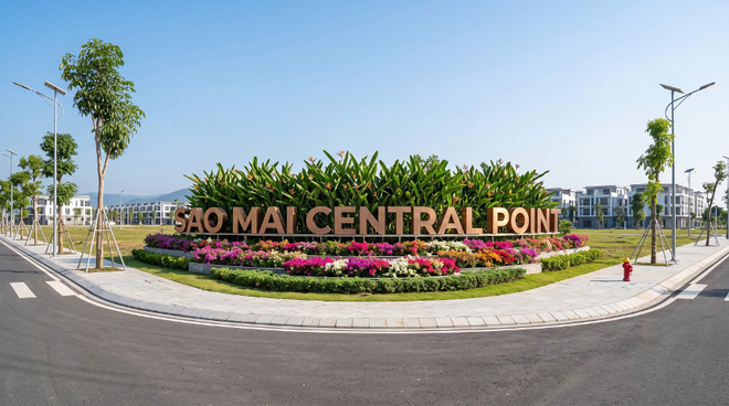 Biểu tượng trung tâm Sao Mai Central Point – nơi khởi nguồn giá trị bền vững.