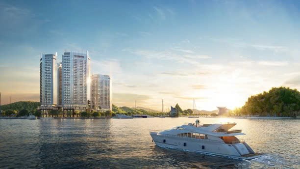 Phối cảnh dự án Crystal Holiday Harbour Vân Đồn