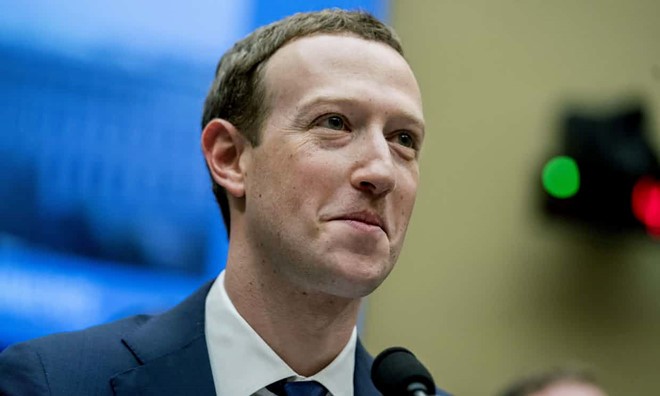 Người sáng lập và CEO của Facebook  Mark Zuckerberg . Ảnh: AP