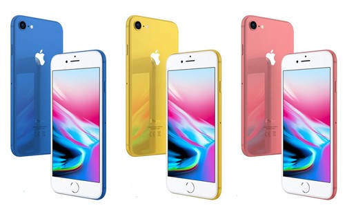 iPhone 8s có thể sử dụng vỏ màu rực rỡ, không nhạt như các thế hệ iPhone cũ.