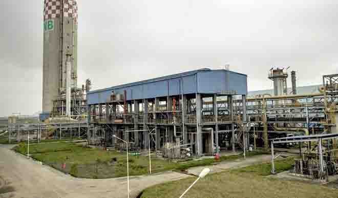Nhà máy đạm Ninh Bình đang dần ổn định sản xuất.
Ảnh: TTXVN.