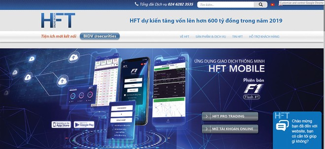 Chứng khoán HFT: Chủ ngoại rót tiền để tăng vốn lên 600 tỷ đồng