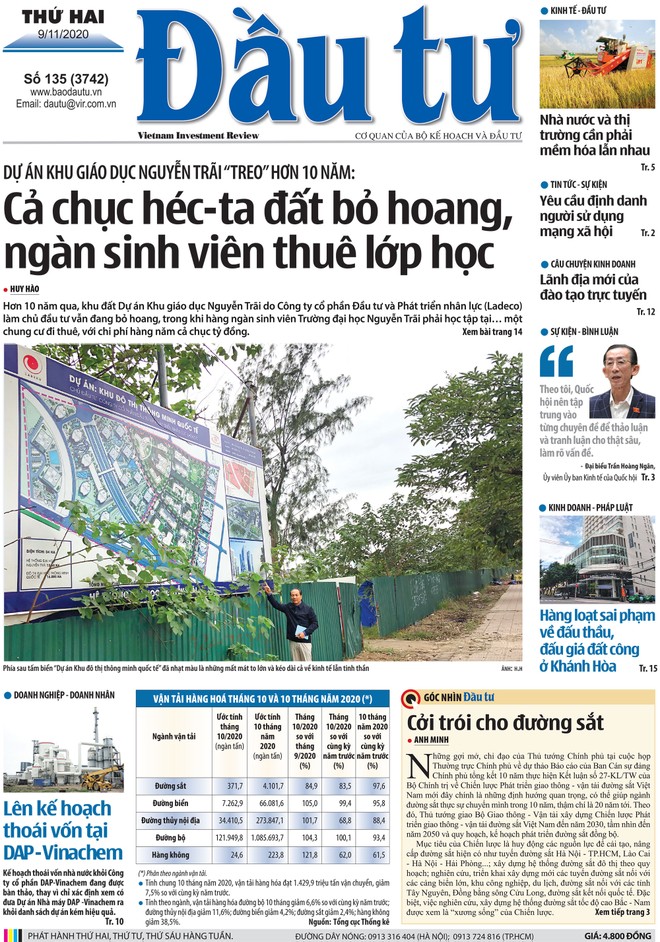 Báo Đầu tư số 135