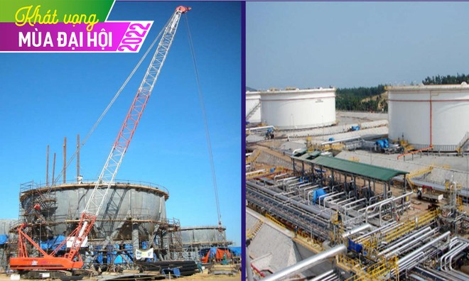 Nhà máy lọc dầu Dung Quất, nhà máy lọc dầu Nghi Sơn.