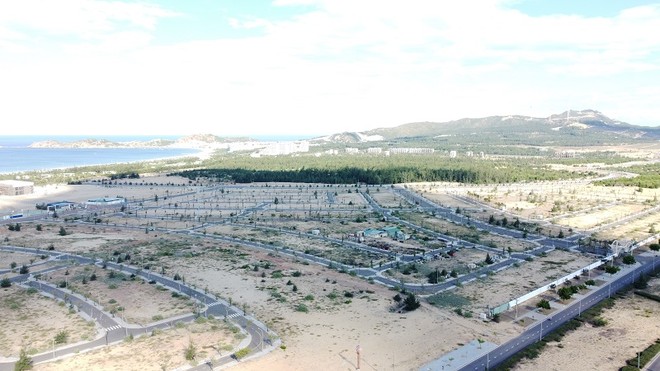 Một phân khu dự án của Công ty Phát Đạt tại Khu kinh tế Nhơn Hội.