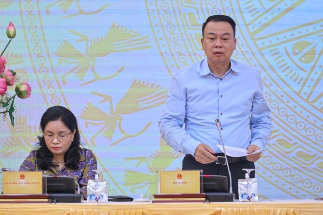 Thứ trưởng Bộ Tài chính Nguyễn Đức Chi. Ảnh: VGP/Nhật Bắc.