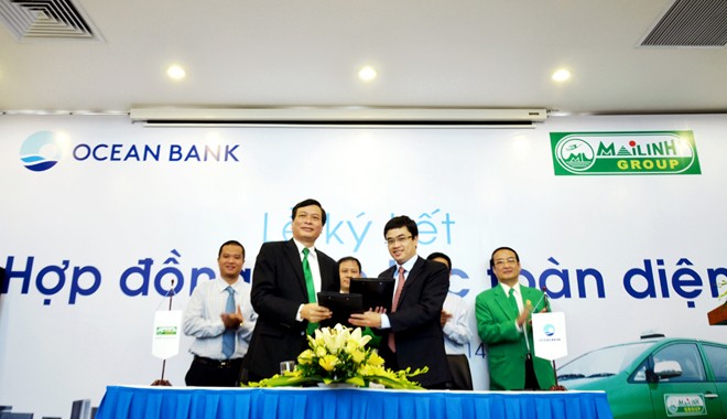 OceanBank ký kết hợp tác toàn diện với Taxi Mai Linh