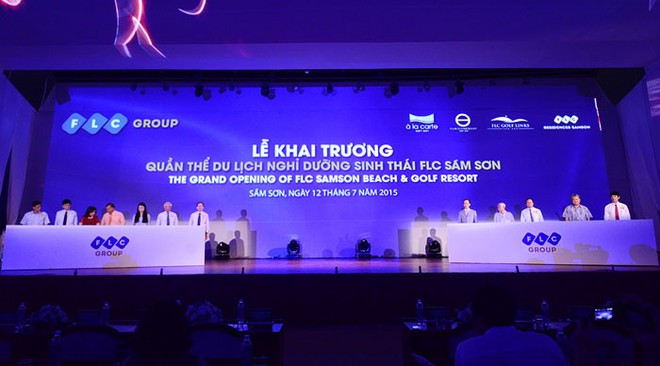 Chính thức khai trương Quần thể du lịch nghỉ dưỡng sinh thái FLC Sầm Sơn