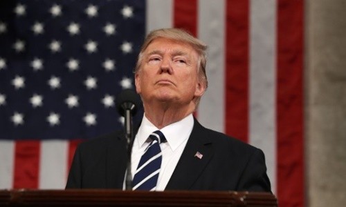 Tổng thống Mỹ Donald Trump. Ảnh:AFP
