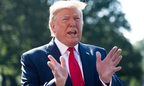 Tổng thống Mỹ Trump tại Nhà Trắng ngày 1/8. Ảnh: AFP.