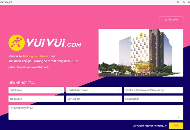 Thế Giới Di Động lại mở sàn thương mại điện tử mới 