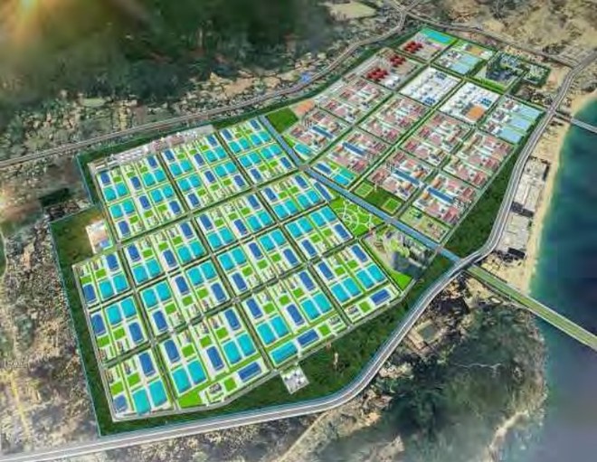 Ảnh phối cảnh Dự án Khu công nghiệp Phù Mỹ.