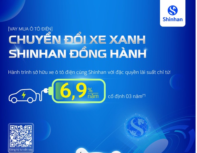 Ngân hàng Shinhan đồng hành cùng người dân trên hành trình chuyển đổi sang xe điện