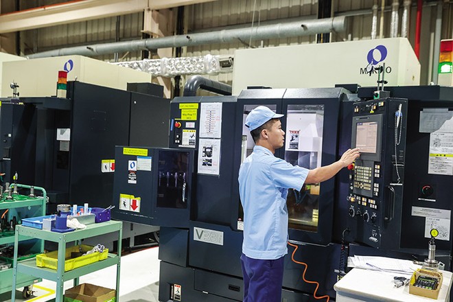 Vốn FDI vào công nghiệp chế biến, chế tạo luôn đứng vị trí hàng đầu trong gần 40 năm thu hút FDI của Việt Nam. Ảnh: Đ.T