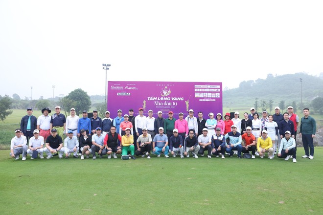 140 golfer tham dự Giải golf “Tấm lòng vàng Nhà đầu tư” 2025 