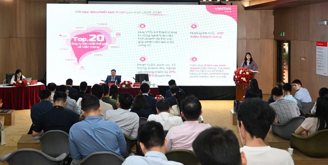 Viettel Global (VGI) đặt mục tiêu doanh thu hơn 50.000 tỷ đồng, chia cổ tức 33% bằng tiền mặt 