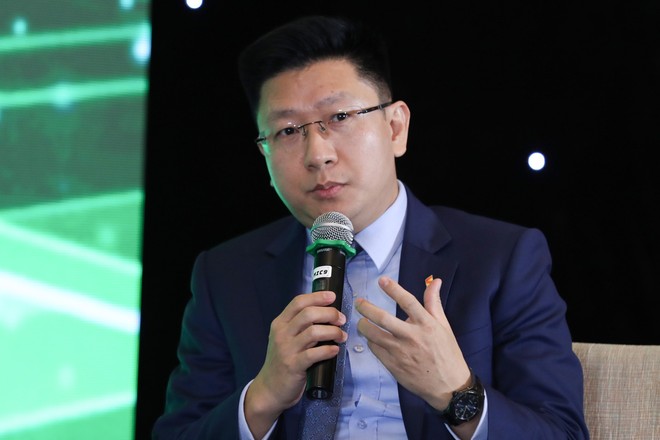 Ông Nguyễn Duy Linh, Tổng giám đốc Công ty cổ phần Chứng khoán Sài Gòn - Hà Nội (SHS). Ảnh: Dũng Minh