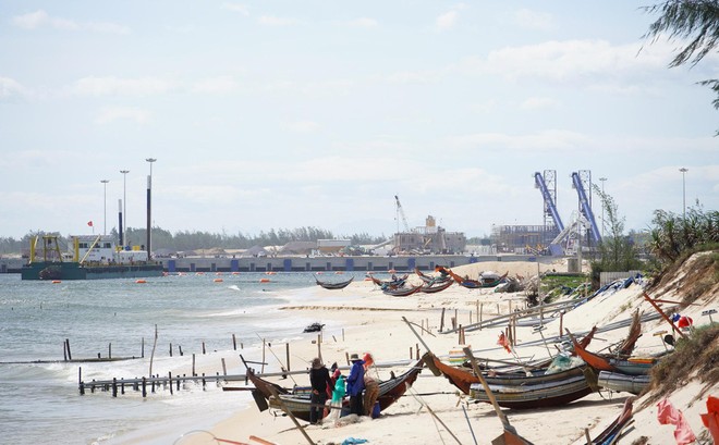 Khu vực dự án Khu bến cảng Mỹ Thuỷ. Ảnh: Trường Nhật