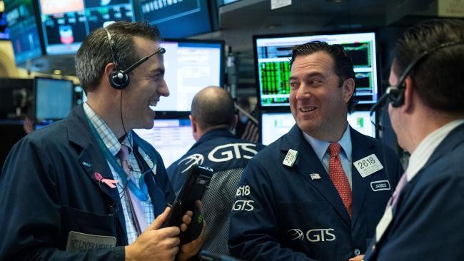 Phố Wall liên tiếp có chuỗi tăng ấn tượng sau cuộc bầu cử Tổng thống Mỹ (Ảnh minh họa: AFP)