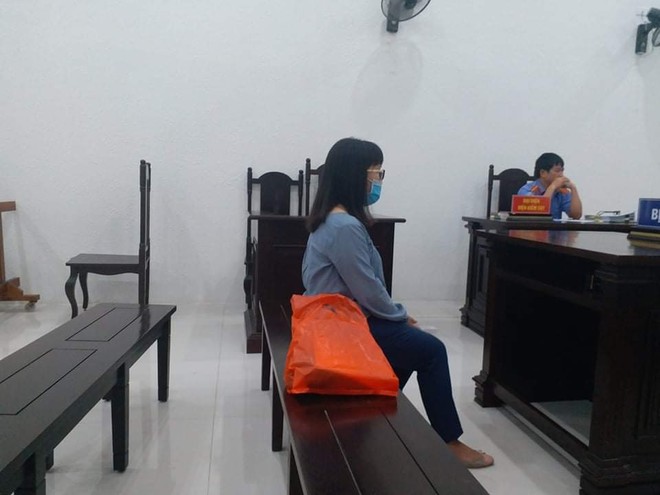 Bị cáo tại tòa.