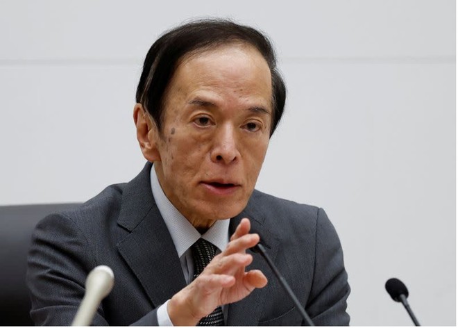 Thống đốc BOJ: Sẽ tiếp tục tăng lãi suất nếu lạm phát đạt mục tiêu như dự kiến