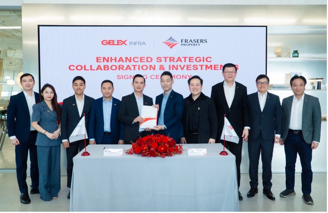 Đại diện Lãnh đạo Tập đoàn GELEX, Hạ tầng GELEX và Frasers Property ký kết hợp tác tại Thái Lan.