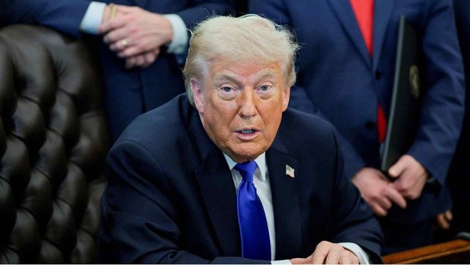 Ông Donald Trump, Tổng thống Mỹ.