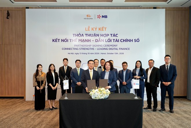 Ngân hàng MB và Chứng khoán KB Việt Nam ký kết hợp tác