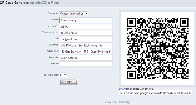 Làm thế nào để nhận mã QR cá nhân? 