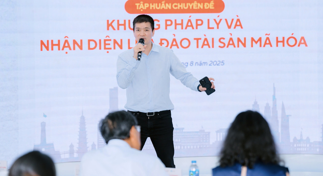 Ông Phan Đức Trung, Chủ tịch VBA, Chủ tịch Công ty 1Matrix khẳng định báo chí giữ vai trò quan trọng trong định hướng dư luận và phát triển hệ sinh thái tài sản số Việt Nam. 