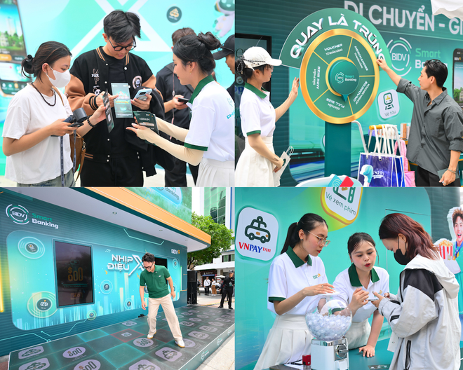 Điểm nhanh một số hoạt động thú vị tại BIDV Music Festival.