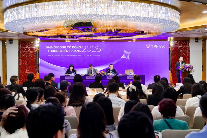 ĐHĐCĐ TPBank (TPB) 2026: Đặt mục tiêu "lãi vạn tỷ”, cổ tức dự kiến 20%