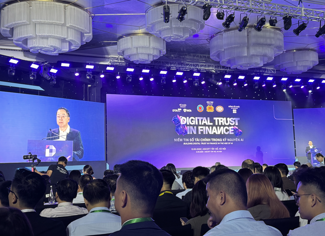 Ông Nguyễn Đức Chi, Thứ trưởng Bộ Tài chính Phát biểu tại Diễn đàn “Digital Trust in Finance 2026”,