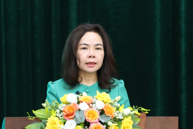 Bà Hà Thu Giang, Vụ trưởng Vụ Tín dụng các ngành kinh tế, Ngân hàng Nhà nước.