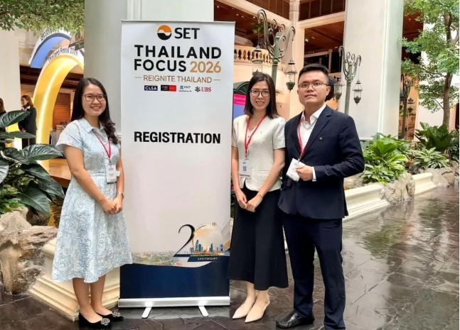 Đoàn đại diện Vietcombank tham dự ASEAN Exchanges Roadshow 2026 tại Bangkok, Thái Lan