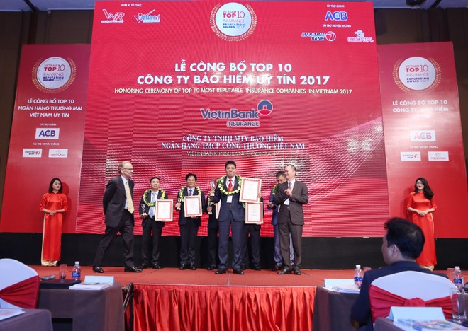 VBI lọt Top 10 doanh nghiệp bảo hiểm uy tín