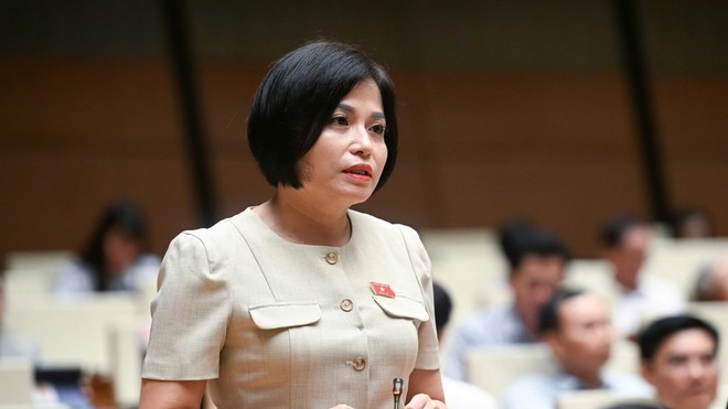 Đại biểu Thái Quỳnh Mai Dung (đoàn Vĩnh Phúc)