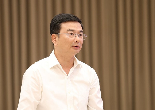 Ông Phạm Thanh Hà, Phó thống đốc Ngân hàng Nhà nước Việt Nam trả lời tại họp báo Chính phủ chiều 6/9