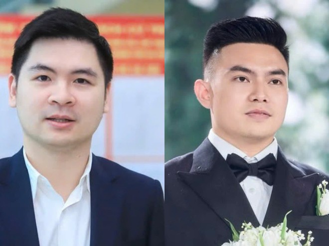 Ông Đỗ Vinh Quang, Chủ tịch HĐQT Vietravel Airlines (trái) và ông Nguyễn Viết Vương, Tổng giám đốc Tập đoàn Sơn Hải