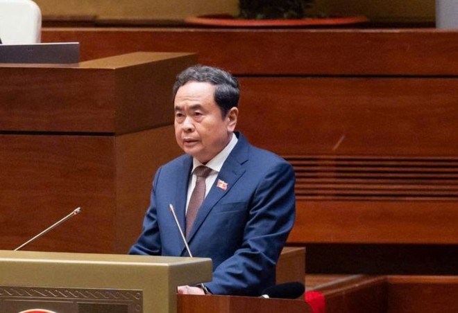 Chủ tịch Quốc hội Trần Thanh Mẫn phát biểu bế mạc Kỳ họp không thường lệ thứ Nhất - Quốc hội khóa XVI chiều 24/8