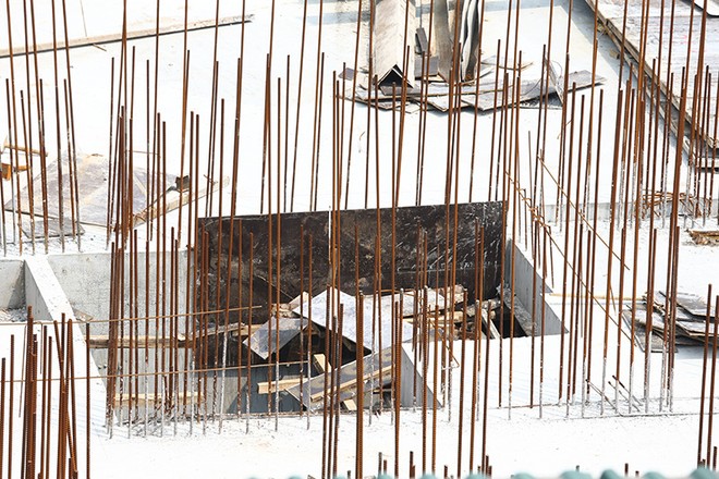 Cải tạo chung cư cũ Thành Công sau gần 10 năm... mới xong phần móng